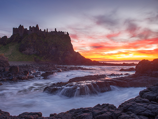 Dunluce Castle | John Tinneny | Photograph | Sunrise | Light – Yard Gallery