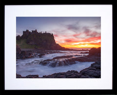 Dunluce Castle Frame Black 