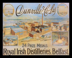 Dunville & Co Belfast Framed