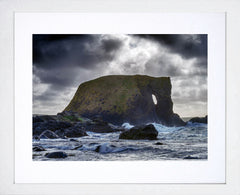 Co Antrim - Elephant Rock  Frame White 