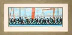 Original - End of the Night Shift - Framed