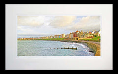 Co Down - The Esplanade Ballyholme Frame Black Flat 71x45