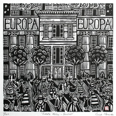 Linoprint - Europa Hotel, Belfast