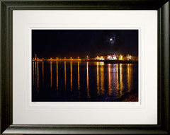 Co Down - Evening Calm, Donaghadee Frame Black Moulded 60x47.5