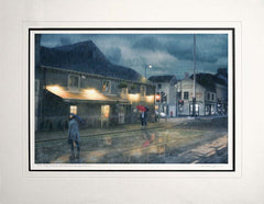 Co Down - Rain Series - Evening Rain Holywood Unframed 60x47.5