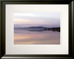 Co Down - Evening Still, Strangford, Near Mount Stewart Frame Black Moulded 60x47.5