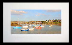 Co Down - Evening Sun Groomsport Flat Black Frame