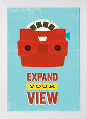 Expand Your View Frame White