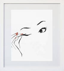 Eyeliner White Frame