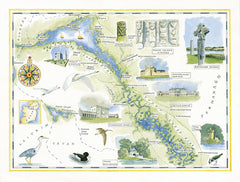 Map Fermanagh Lakes