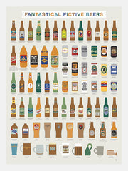 Fantastical Fictive Beers White Frame