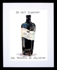 Drinks Gin - Fifty Pounds Black Frame