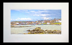 Co Down - Fine Day Groomsport Flat Black Frame