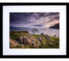 First Light, Murlough Bay Black Frame