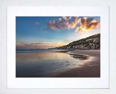 Co Antrim - First Light at Whiterocks White  Box Frame