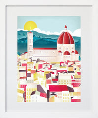 Florence Frame White 18 x 25