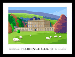 Co Fermanagh - Florence Court-40 x 30-Black Box Frame (No Mount)