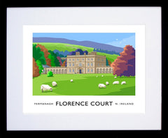 Co Fermanagh - Florence Court-40 x 30-Black Box Frame (With Mount)