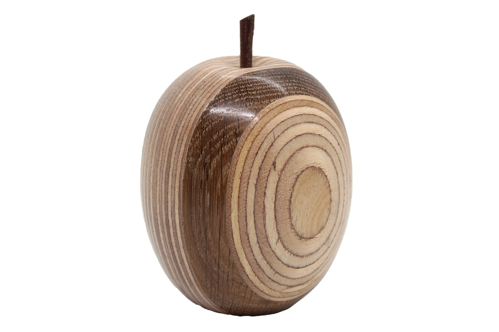 Fruit - Apple 5 Birch Ply And Burnt Ash