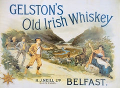 Gelston's Old Irish whisky Belfast Unframed