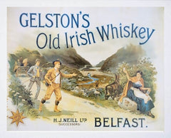 Gelston's Old Irish whisky Belfast