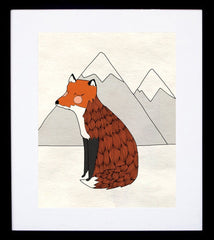 Gentle Fox Framed