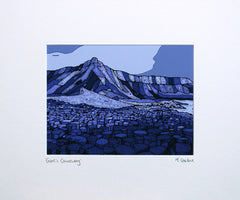 Giant's Causeway Purple-16 x 11.5-Unframed