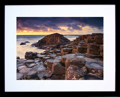 Co Antrim - Giant's Causeway Black Frame