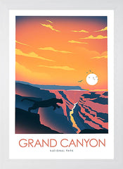 National Park - Grand Canyon White Frame