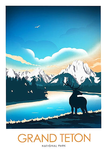 National Park - Grand Teton Unframed