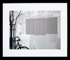 Paris In Grey - Painted Fence Framed