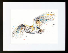 Print Ltd Edition Animals - Guardian Black Wide Box Frame