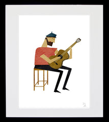 Guitarist Black Frame