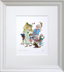 Quentin Blake - H Is For Hair Framed