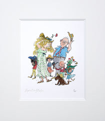 Quentin Blake - H Is For Hair Unframed