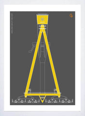 Belfast Harland and Wolff A2 White Box Frame