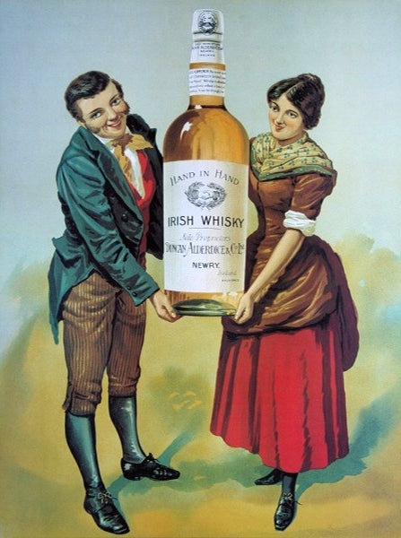 Hand in Hand Irish Whisky Newry Unframed