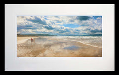 Co Antrim - Hand In Hand, Portstewart Strand Flat Black Frame