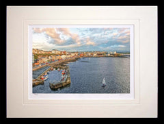 Co Derry - Harbour View Portstewart Frame Black Box 40x30