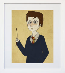 Harry Potter White Frame