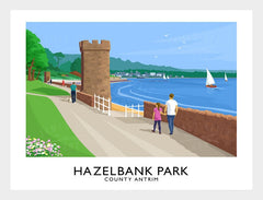 Co Antrim - Hazelbank Park-40 x 30-White Box Frame (No Mount)