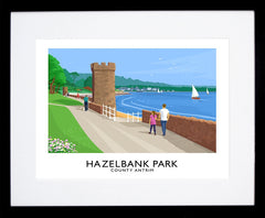 Co Antrim - Hazelbank Park-40 x 30-Black Box Frame (With Mount)