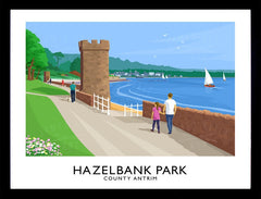 Co Antrim - Hazelbank Park-40 x 30-Black Box Frame (No Mount)