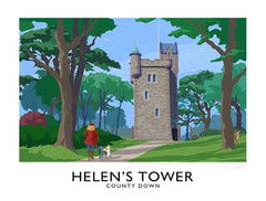 Co Down - Helen's Tower-40 x 30-Unframed