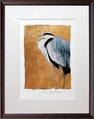 The Lost Words - Heron Framed