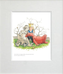 Alice in Wonderland - Two Queens Unframed