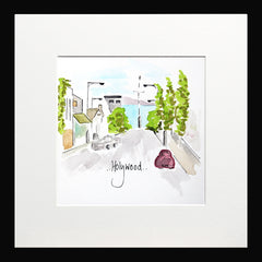 Holywood Small Flat Black Frame