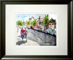 Co. Down - Summer On The Church Road, Holywood Black Frame