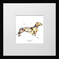 Print Open Edition Animals - Hopeful-12 x 12-Small Flat Black Frame