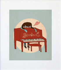 I Love My Piano Unframed